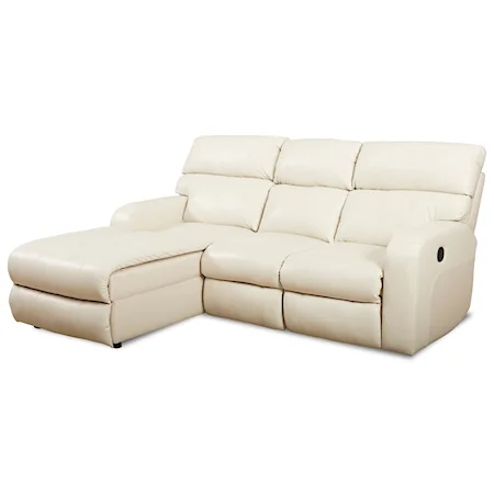 Power Reclining Chaise Sofa w/ LAF Chaise